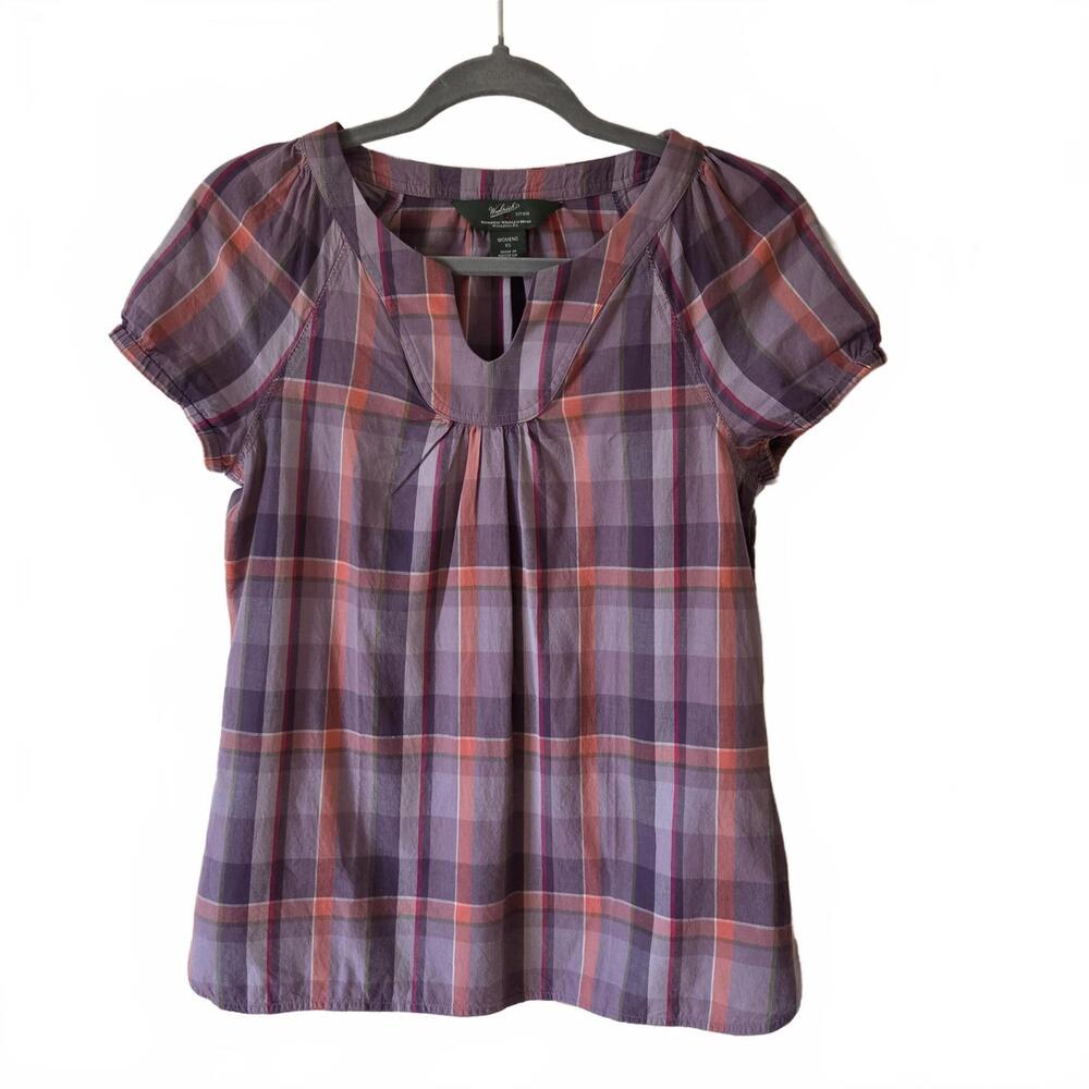 Woolrich Plaid Blouse Women XS